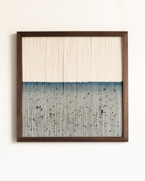 COASTLINE III - Framed-Collection | Wall Hangings by Rianne Aarts / Teddy and Wool Studio