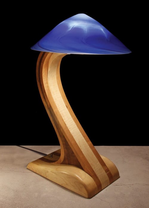 Swan | Lamps by Stone and Dove Hardwood Lighting