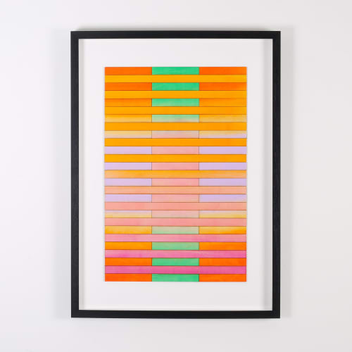 New York Stripe Colour Study Painting | Paintings by Amelia Coward