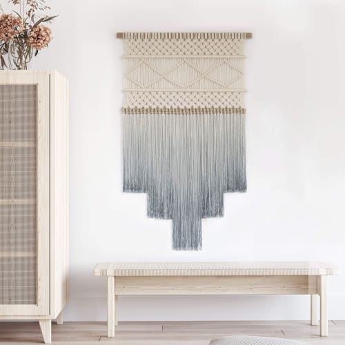 Elegant Macrame Wall Hanging - ATHENA | Wall Hangings by Rianne Aarts