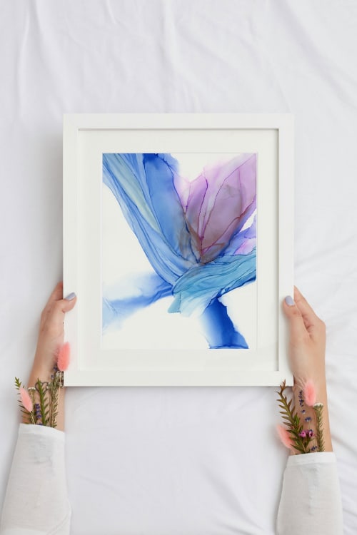 flourish | abstract art original | Watercolor Painting in Paintings by Megan Spindler