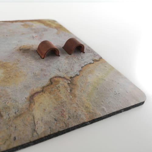 Stone veneer modern table placemats (rustic), 1 pc. | Tableware by DecoMundo Home