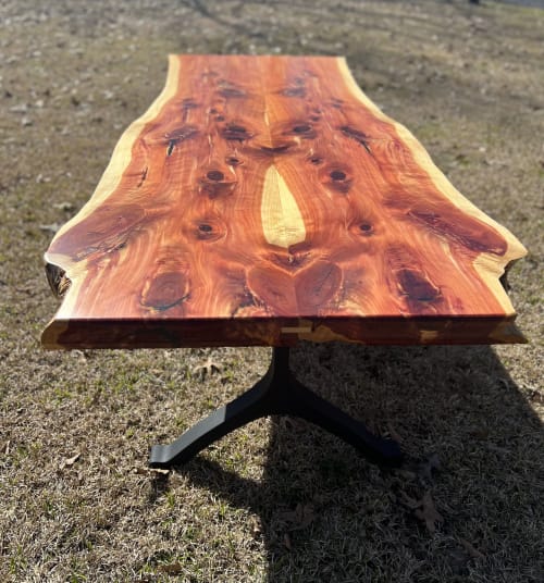 Bookmatched live edge dinning table! | Dining Table in Tables by Pelican State Woodworks
