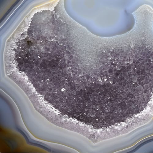 Blue Geode | Wall Treatments by Wallcovetings by Brenda Houston