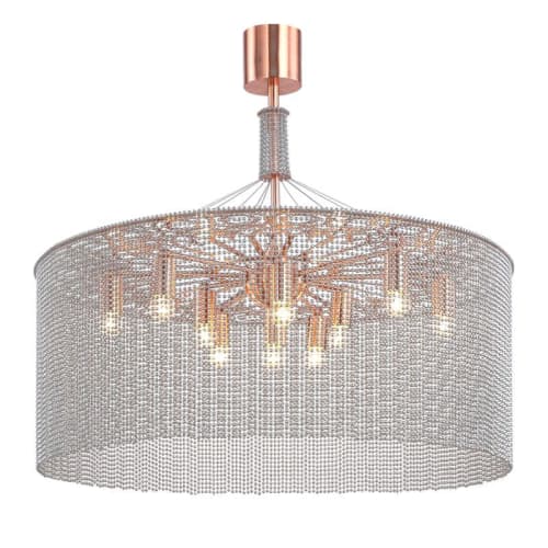 Alan Mizrahi QZ0120 Ngoma Drum | Chandeliers by Alan Mizrahi Lighting Design