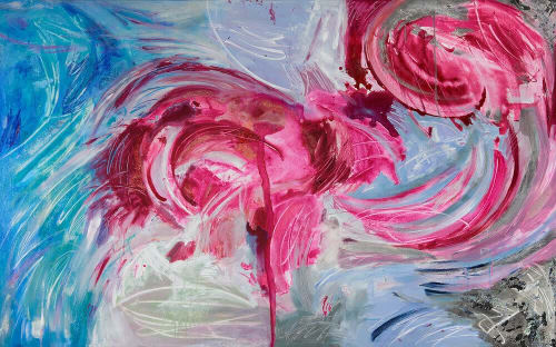 Aphrodite | Oil And Acrylic Painting in Paintings by Eugenie Diserio