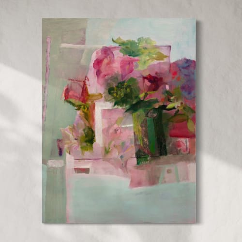Spring Bouquet II | Oil And Acrylic Painting in Paintings by Sorelle Gallery