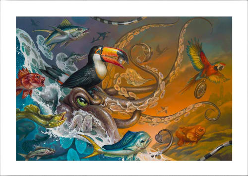 "Path Of The Sea" | Paintings by Greg "CRAOLA" Simkins