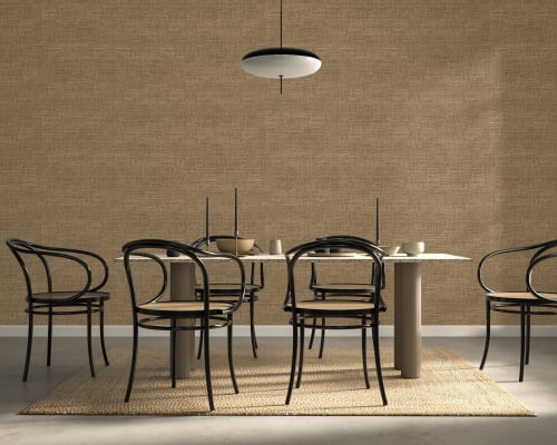 Burlap — Rustic Farmhouse Luxury Wallpaper Mural | Wall Treatments by ELLE WALLS
