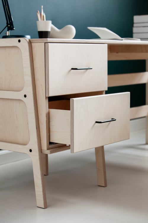 Mid century modern desk, Custom desk, Large desk | Tables by Plywood Project