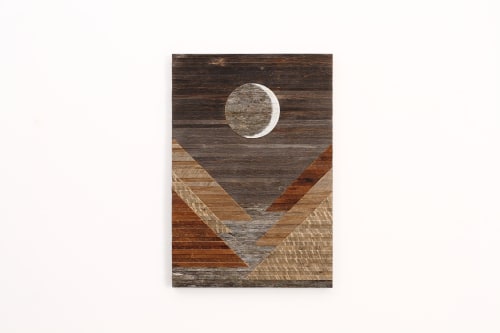 Waxing Crescent 22"x32" | Wall Hangings by Craig Forget