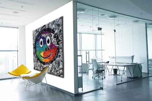 Happy Happy | Oil And Acrylic Painting in Paintings by Daniela SV Art