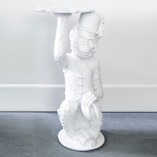 White Monkey Side Table | Tables by Kevin Francis Design