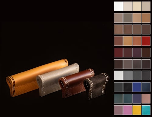 Leather handles CHALET-PRESTIGE | Hardware by minimaro - luxury furniture handles
