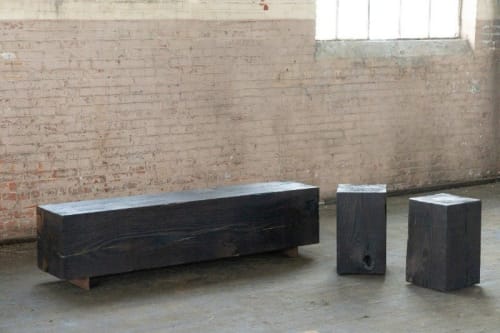 Hyo Table | Wood Cube Side Table | Tables by Alabama Sawyer