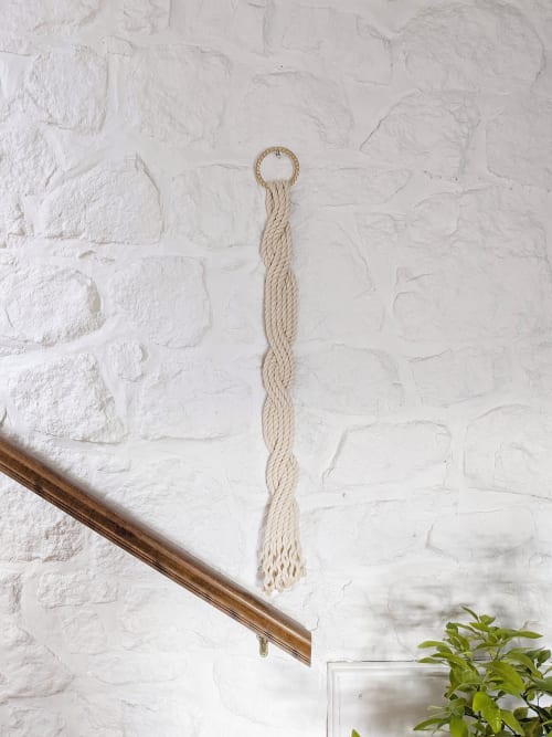 VINCULUM Collection© II, Rope Wall Sculpture, Fiber Art with | Wall Hangings by Damaris Kovach