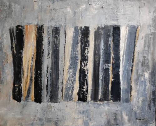 Ex Libris | Oil And Acrylic Painting in Paintings by Sophie DUMONT.