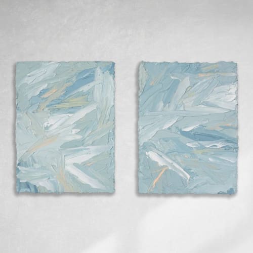 Wandering Around I & II | Oil And Acrylic Painting in Paintings by Sorelle Gallery