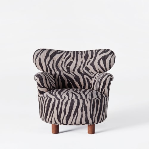 Elias Armchair Zebra | Work by District Loom