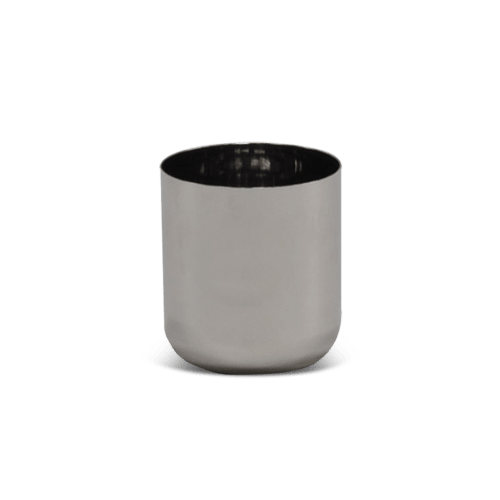 Modern Short Cup In Stainless Steel | Drinkware by Tina Frey