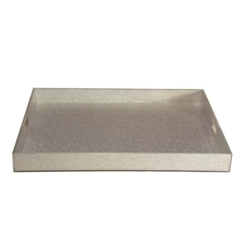 LAME' SILVER (Serving Tray) | Tableware by Oggetti Designs
