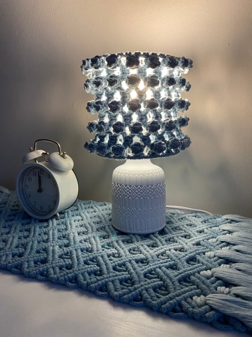 Macrame Table Lamp | Lamps by Got A Knot