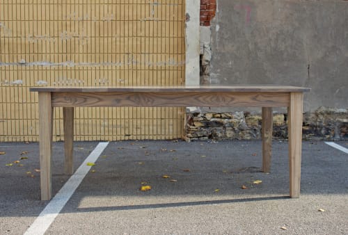 Modern Ash Shaker Table | Dining Table in Tables by Hazel Oak Farms