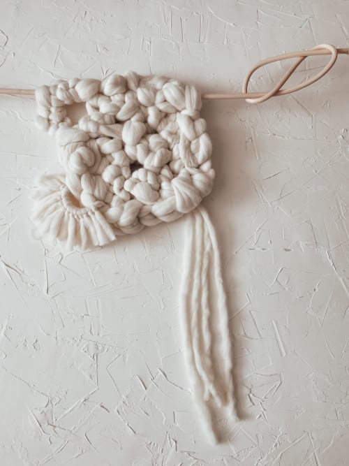Wood Knot Figure Eight Wall Hanging | Tapestry in Wall Hangings by Seven Sundays Studios