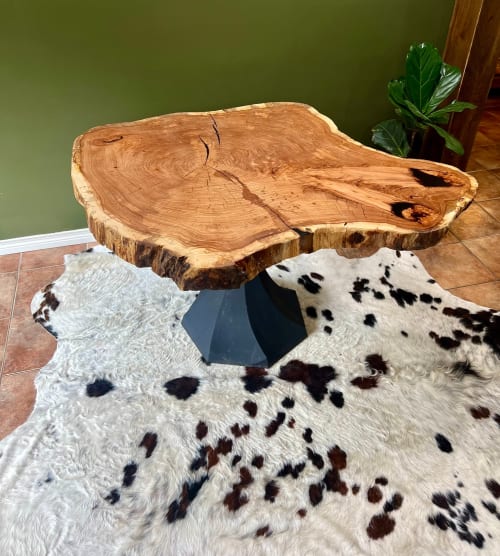 Uniquely shaped live edge nook table! | Dining Table in Tables by Pelican State Woodworks
