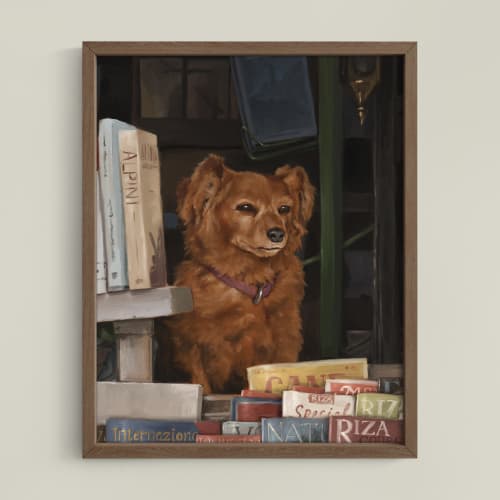 Newsstand Dog | Prints by The Ugly Cat Studio