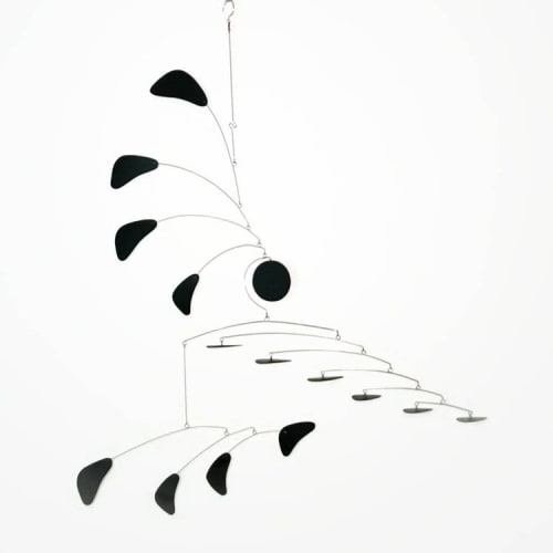 Mobile Black Modern Large Arrow Style | Wall Sculpture in Wall Hangings by Skysetter Designs