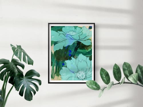 Abstract Floral no.3 Giclée Print | Prints by Odd Duck Press