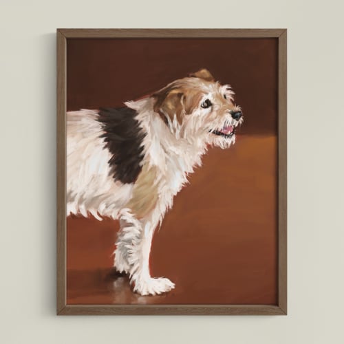 Coffee Shop Dog | Prints by The Ugly Cat Studio