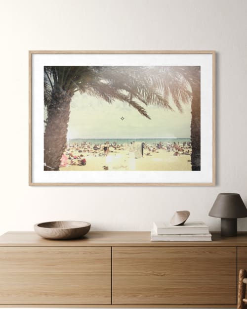 Palm-Framed Beach | Photography by Louise O'Gorman