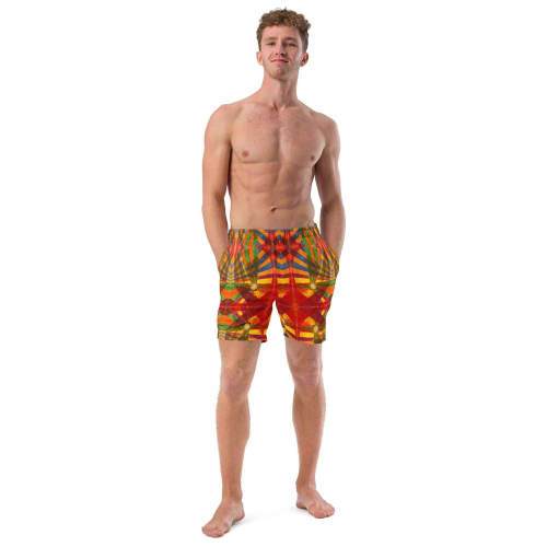 Men's Trunks - Solar Burst - Geometric Abstract Art | Work by Eman's Gallery