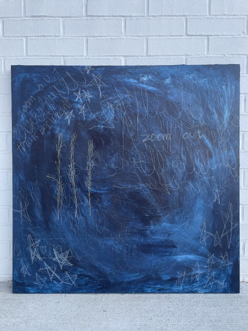 Zoom Out | Mixed Media by Lizzie DiSilvestro