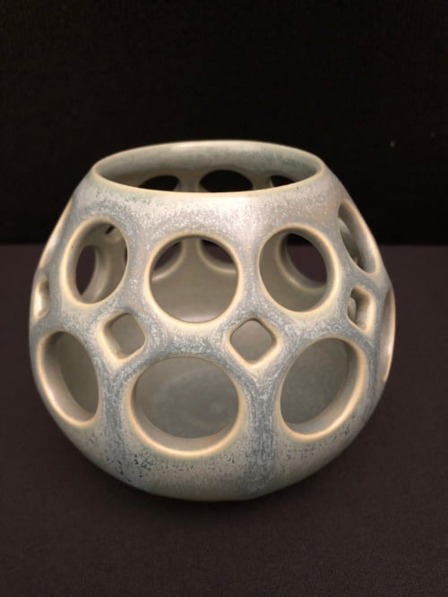 Round Tea Light Holder | Decorative Objects by Lynne Meade