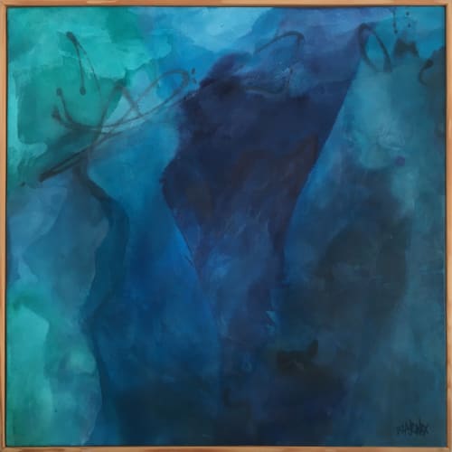 BLUE SUEDE | Paintings by Stacey Warnix Studio