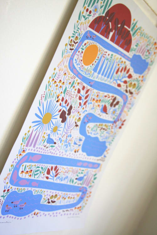 Black Mountain Print | Prints by Leah Duncan