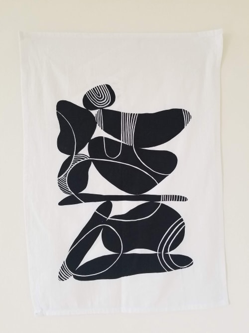 Ebb + Flow Cairn Tea Towel | Linens & Bedding by Claudia Pearson