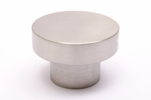 Dot 50 Brushed Aluminum Knob | Hardware by Windborne Studios