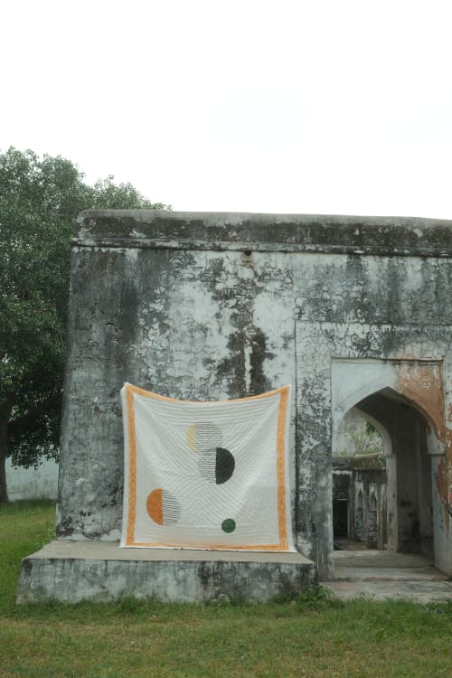 Horizon Quilt Reverse | Linens & Bedding by CQC LA