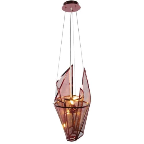 Alan Mizrahi AM2728P Ner Tamid Mesh Pendent | Pendants by Alan Mizrahi Lighting Design
