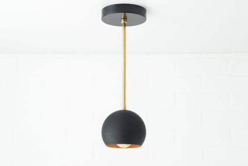 Black Pendant Light - Modern Chandelier - Model No. 9912 | Chandeliers by Peared Creation