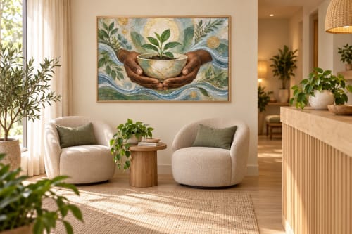 Healing Hands | Paintings by Madame A. K. Selestan