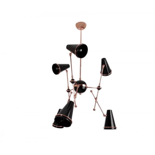 Alan Mizrahi IQ8070 Tophane Suspension | Chandeliers by Alan Mizrahi Lighting Design