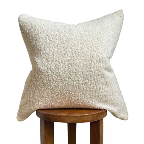 Vienna Teddy Fur Pillow Cover, 20" | Pillows by Busa Designs