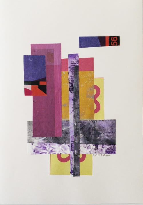 "Sometimes on Saturday" | Collage in Paintings by Aryana B. Londir