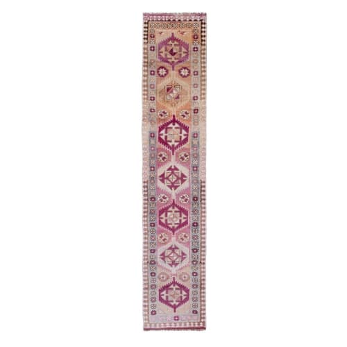 Handwoven Hallway Carpet Runners from Turkey, Wool Corridor | Rugs by Vintage Pillows Store