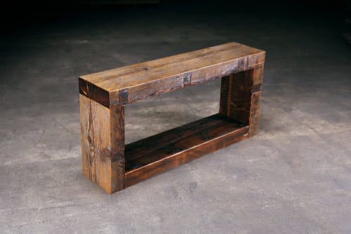 Barnwood Beam Console | Console Table in Tables by Urban Lumber Co.